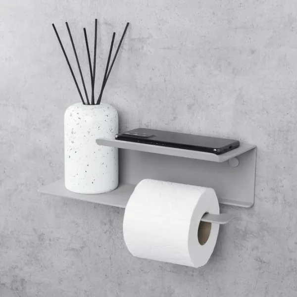 Suport hârtie igienică Daske Line Flex Right Oțel inoxidabil photo 3