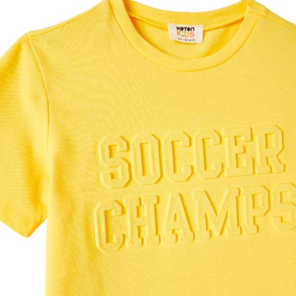 Tricou pentru băieți Koton 4SKB10190TK 116/ Yellow photo 3