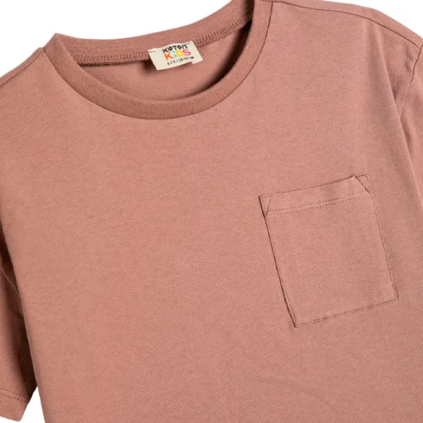 Tricou pentru băieți Koton 4SKB10106TK 152 / Brown photo 3