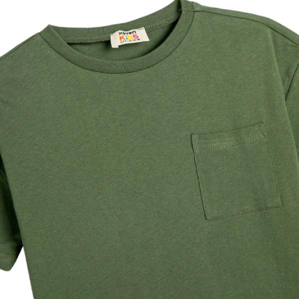 Tricou pentru băieți Koton 4SKB10106TK 122 / Green photo 3