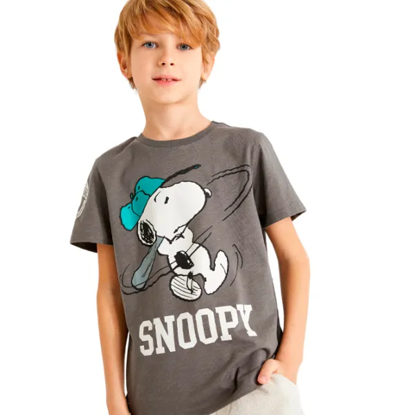 Tricou pentru băieți Koton 4SKB10708TK 110/ Anthracite photo 3 Tricou pentru băieți Koton 4SKB10708TK 110/ Anthracite photo 3