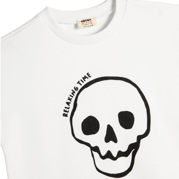 Tricou pentru băieți Koton 4SKB10062TK 164/ White photo 5