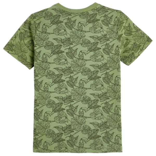 Tricou pentru băieți Koton 4SKB10043TK 128/ Green photo 2
