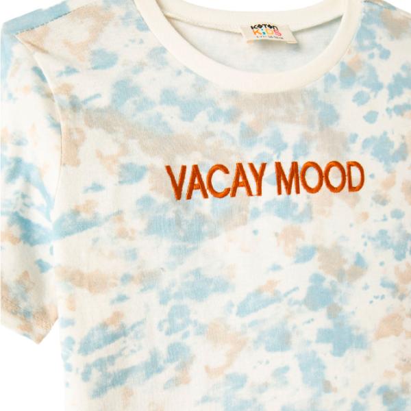 Tricou pentru băieți Koton 4SKB10026TK 140 / Ecru photo 3