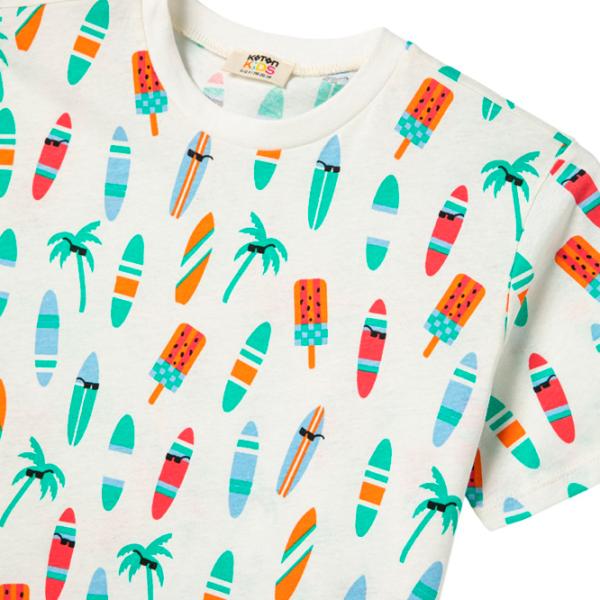 Tricou pentru băieți Koton 4SKB10046TK 152/ Yellow photo 7