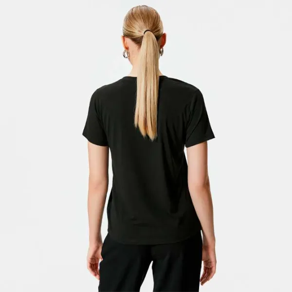 Tricou pentru femei Koton 4SAK50398EK 35% viscoză/ Black photo 4