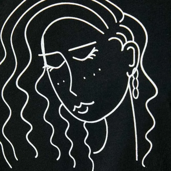 Tricou pentru femei Koton 4SAK50398EK 35% viscoză/ Black photo 5