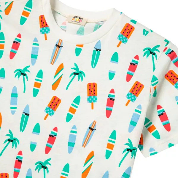 Футболка для мальчиков Koton 4SKB10046TK 128/ Желтый photo 4