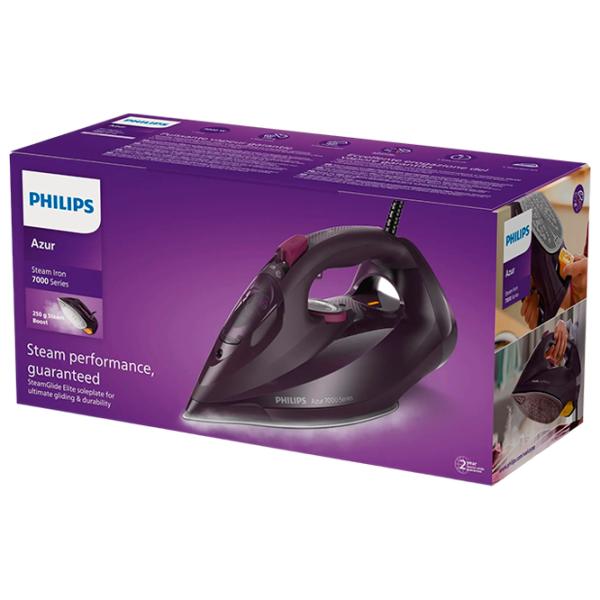 Утюг Philips DST7061/30 Классический / 3000 Вт / Пурпурный photo 7