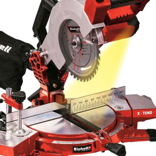 Торцовочная пила Einhell TE-MS 18/ 210 (43.008.90) 210 мм/ Красный photo 4