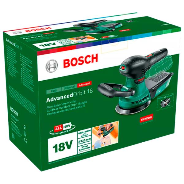Шлифовальная машина Bosch ADVANCED ORBIT Эксцентриковая/ Зелёный photo 12
