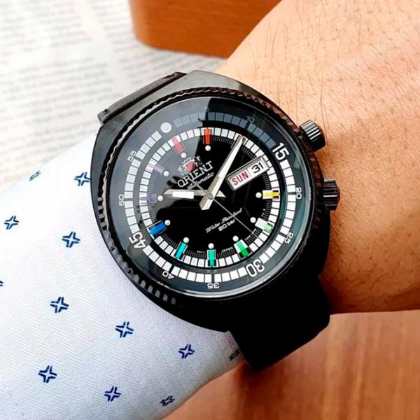 Ceas de mână pentru bărbați Orient RA-AA0E07B19B Mecanic/ 44 mm photo 6 Ceas de mână pentru bărbați Orient RA-AA0E07B19B Mecanic/ 44 mm photo 6