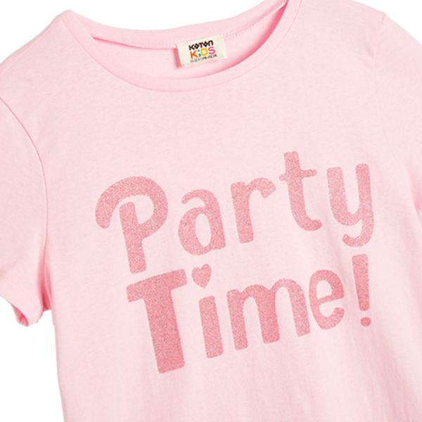 Tricou pentru fete Koton 4SKG10375AK 110 - 116 cm / Pink photo 3