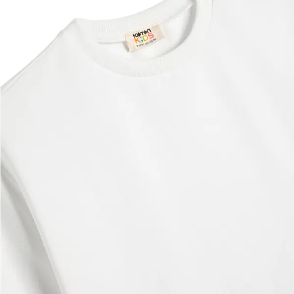 Tricou pentru băieți Koton 4SKB10083TK 122 / White photo 5