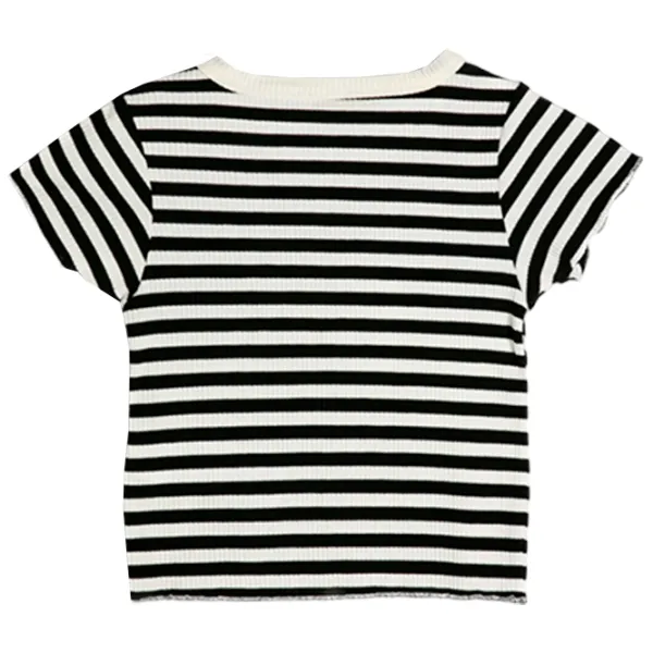 Tricou pentru fete Koton 4SKG10096AK 134 - 140 cm / Black photo 2 Tricou pentru fete Koton 4SKG10096AK 134 - 140 cm / Black photo 2