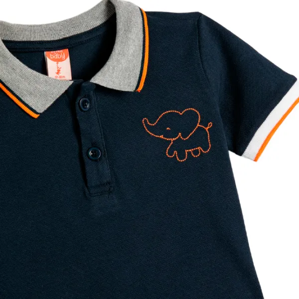 Tricou pentru băieți Koton 4SMB10039TK 80 / Navy photo 3