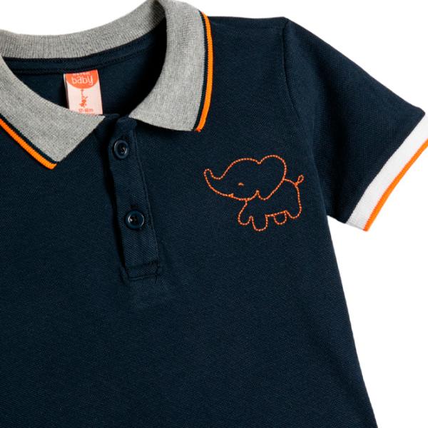 Tricou pentru băieți Koton 4SMB10039TK 80 / Navy photo 3