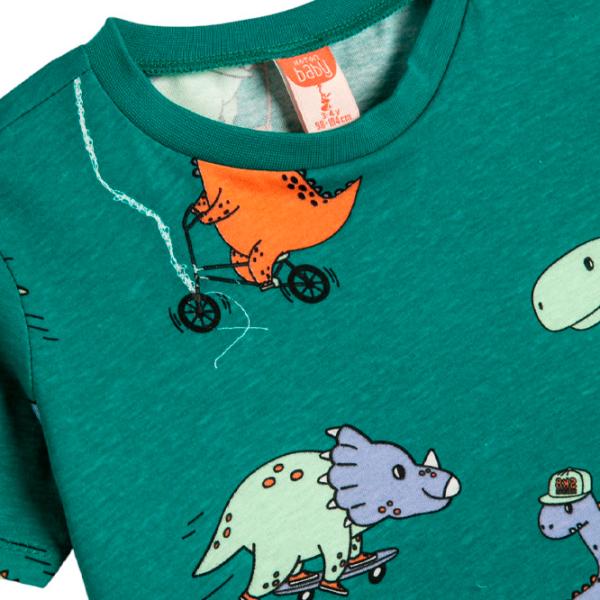 Футболка для мальчиков Koton 4SMB10076TK 92/ Зелёный photo 3 Футболка для мальчиков Koton 4SMB10076TK 92/ Зелёный photo 3