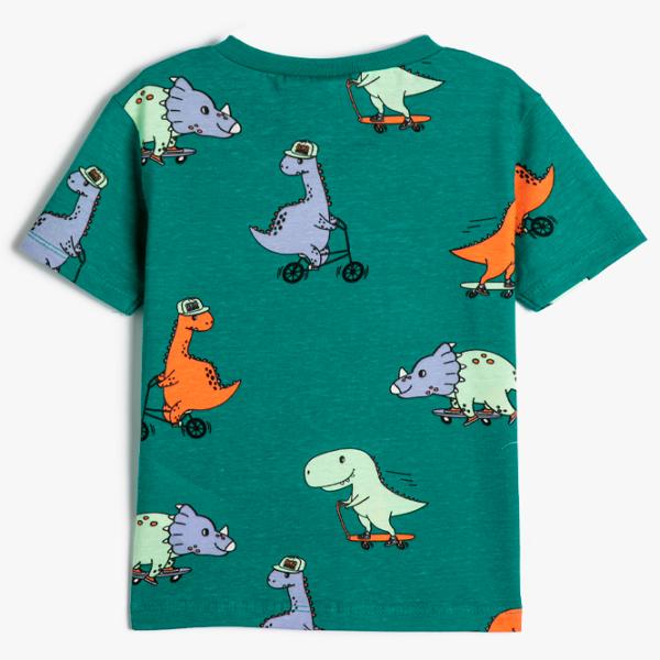 Футболка для мальчиков Koton 4SMB10076TK 98/ Зелёный photo 2