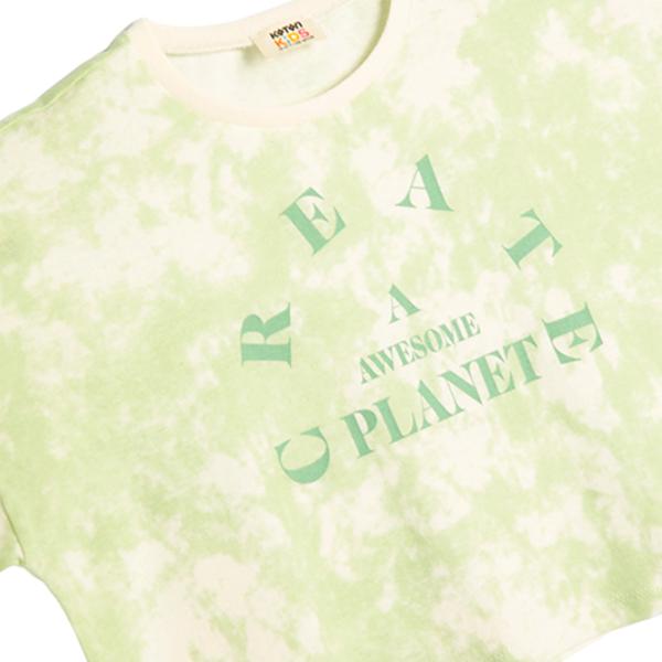 Tricou pentru fete Koton 4SKG10094AK 146 - 152 cm / Green photo 3