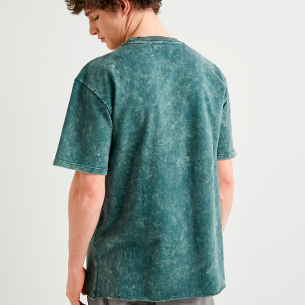 Tricou pentru bărbați Koton 4SAM10314HK 100% bumbac/ Blue photo 2