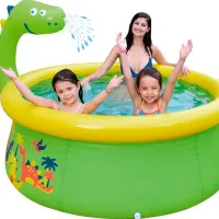 Piscină SunClub 17786 1143 l/ Gonflabil/ Green photo 3