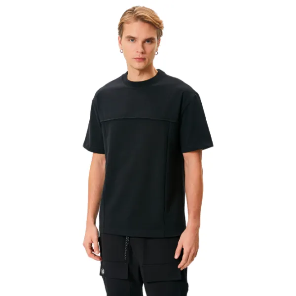 Tricou pentru bărbați Koton 4SAM10260HK 54% bumbac/ Black photo 6