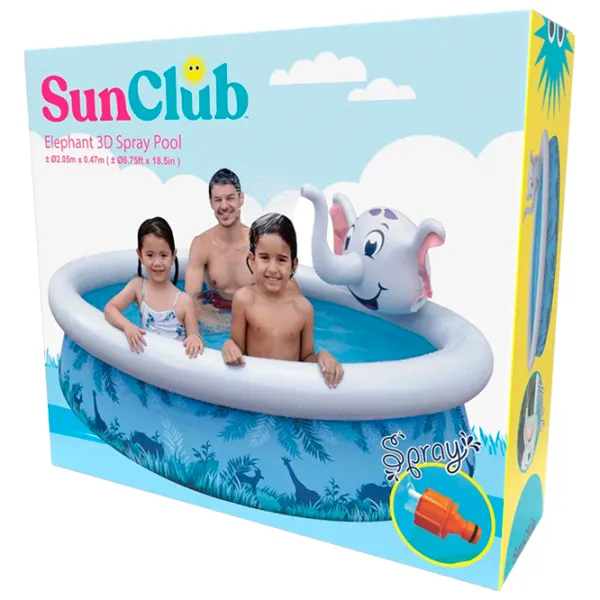 Бассейн SunClub 17821 855 л/ Надувной/ Синий photo 5