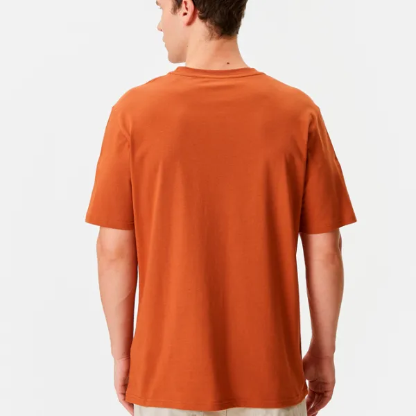 Tricou pentru bărbați Koton 4SAM10038HK 100% bumbac/ Terracotta photo 2