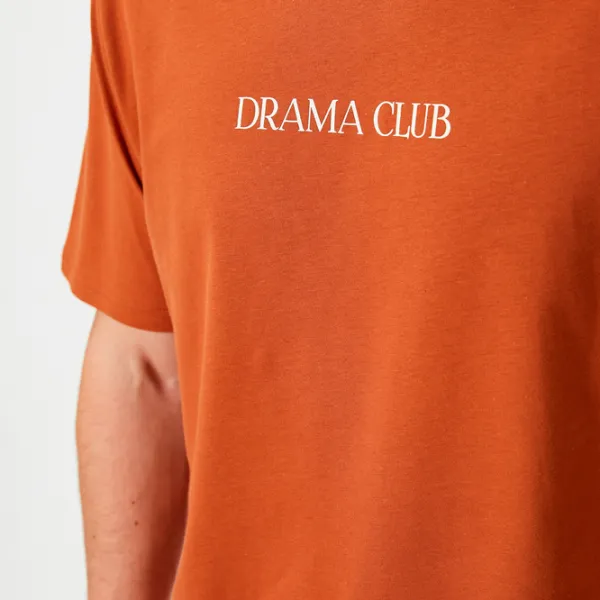 Tricou pentru bărbați Koton 4SAM10038HK 100% bumbac/ Terracotta photo 5