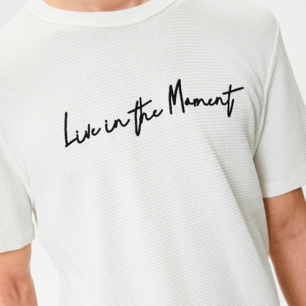 Футболка для мужчин Koton 4SAM10043HK 100% хлопок/ Белый photo 5