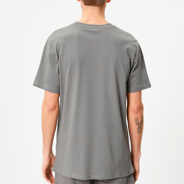 Tricou pentru bărbați Koton 4SAM10017HK 100% bumbac/ Grey photo 2