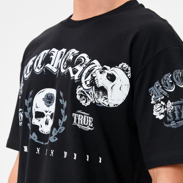 Tricou pentru bărbați Koton 4SAM10134HK 100% bumbac/ Black photo 5