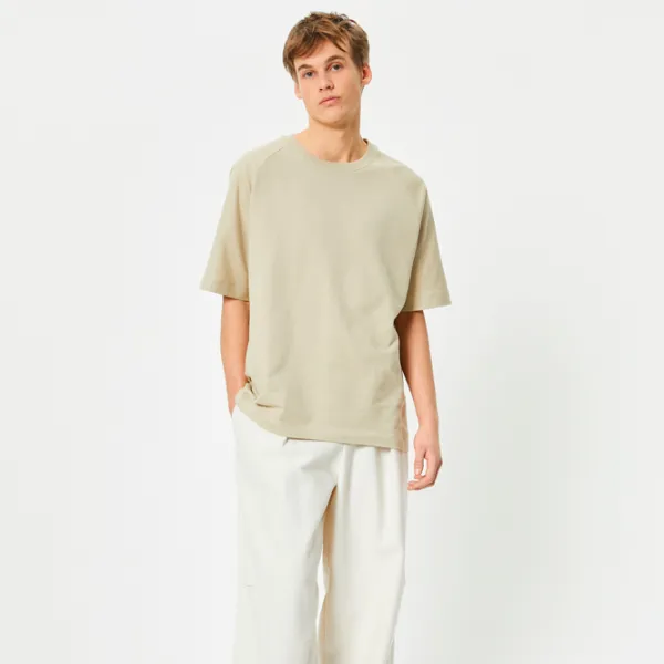 Футболка для мужчин Koton 4SAM10261HK 100% хлопок/ Бежевый photo 3