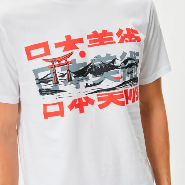 Tricou pentru bărbați Koton 4SAM10025HK 100% bumbac/ White photo 5