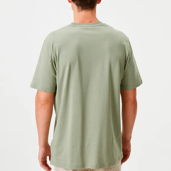 Tricou pentru bărbați Koton 4SAM10041HK 100% bumbac/ Khaki photo 6