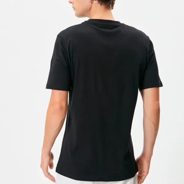 Tricou pentru bărbați Koton 4SAM10041HK 100% bumbac/ Black photo 2