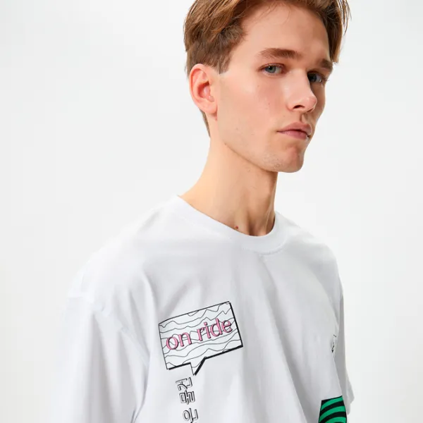 Tricou pentru bărbați Koton 4SAM10250HK 100% bumbac/ White photo 3