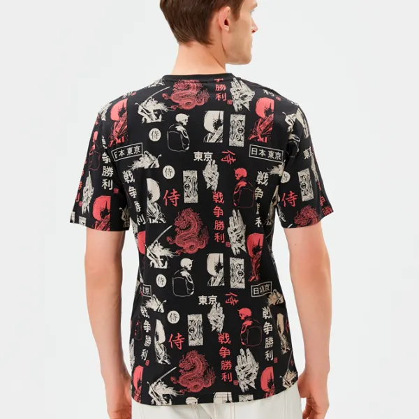 Tricou pentru bărbați Koton 4SAM10031HK 100% bumbac/ Black photo 2