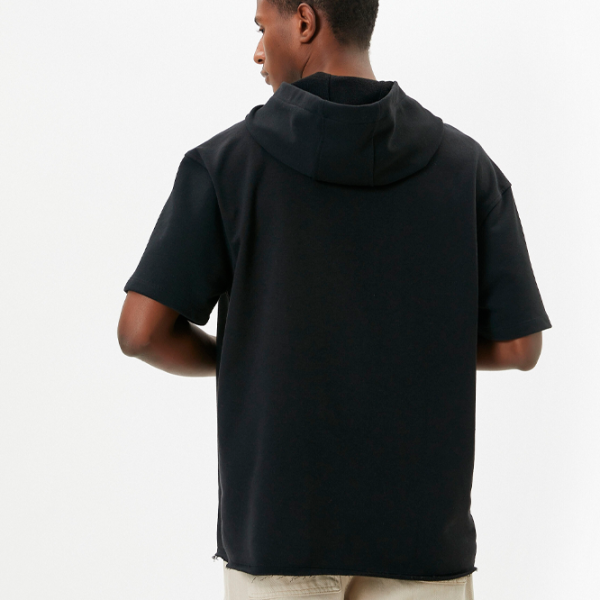 Tricou pentru bărbați Koton 4SAM10245HK 4% viscoza/ Black photo 2