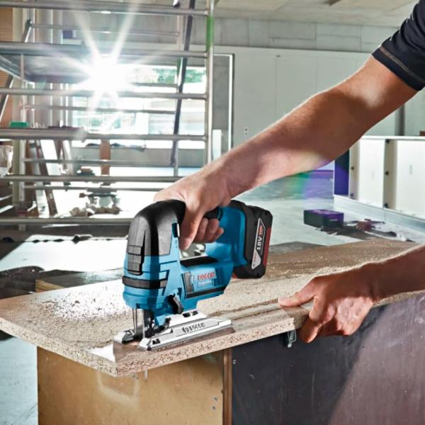 Fierăstrău pentru decupat Bosch GST 18 V-LI (B0615990M43) 23 mm/ Blue photo 4