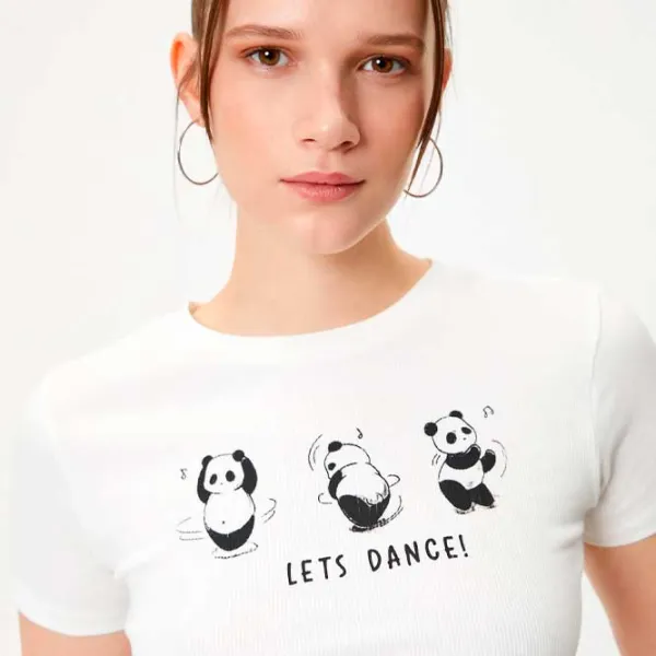 Tricou pentru femei Koton 4SAL10604IK 100% bumbac/ White photo 2