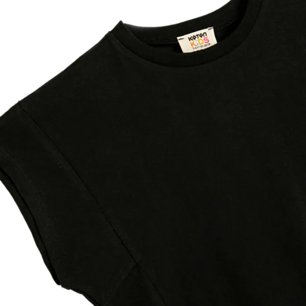 Tricou pentru fete Koton 4SKG10292AK 134 - 140 cm / Black photo 3 Tricou pentru fete Koton 4SKG10292AK 134 - 140 cm / Black photo 3