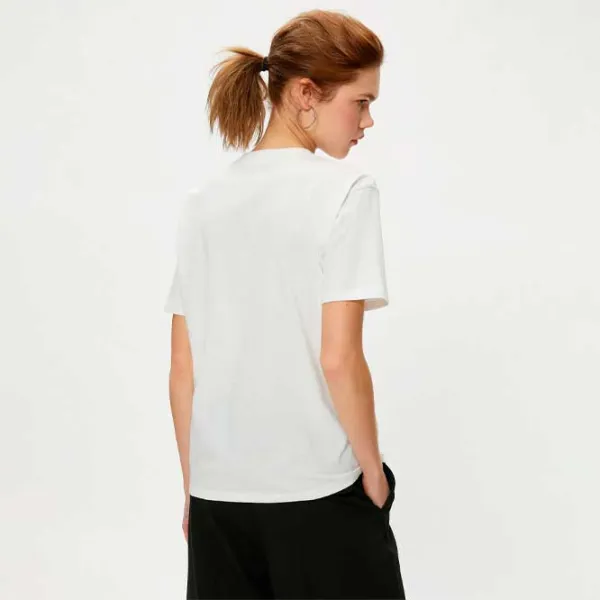 Tricou pentru femei Koton 4SAL10613IK 100% bumbac/ White photo 4 Tricou pentru femei Koton 4SAL10613IK 100% bumbac/ White photo 4