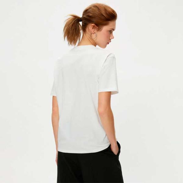 Tricou pentru femei Koton 4SAL10613IK 100% bumbac/ White photo 4 Tricou pentru femei Koton 4SAL10613IK 100% bumbac/ White photo 4