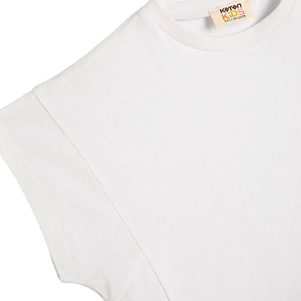 Tricou pentru fete Koton 4SKG10292AK 134 - 140 cm / White photo 3 Tricou pentru fete Koton 4SKG10292AK 134 - 140 cm / White photo 3