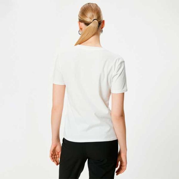 Tricou pentru femei Koton 4SAK50166EK 100% bumbac/ White photo 4