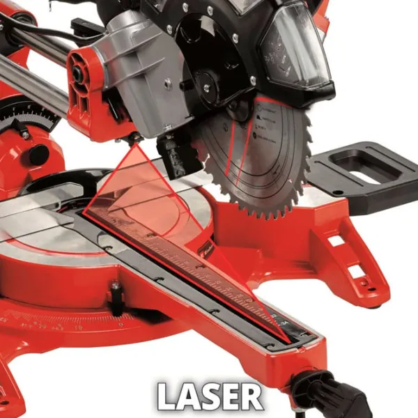 Fierăstrău pentru tăieri înclinate Einhell TC-SM 2534/ 1 43.003.95 250 mm/ Red photo 3