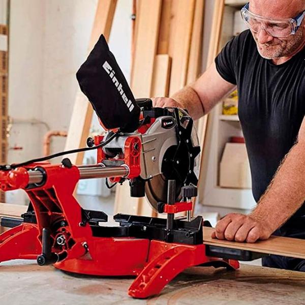 Fierăstrău pentru tăieri înclinate Einhell TC-SM 2534/ 1 43.003.95 250 mm/ Red photo 8