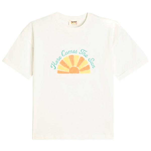 Футболка для девочек Koton 4SKG10131AK 104 - 110 см / Бежевый photo 3 Футболка для девочек Koton 4SKG10131AK 104 - 110 см / Бежевый photo 3